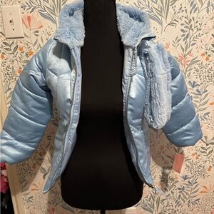 Jessica Simpson Sky Blue Puffer Jacket